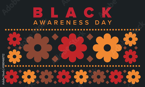 Black Awareness Day. Holiday in Brazil. Afro Brazilians. Celebrate awareness by the black community in November. African and brazilian culture. Black history art. Vector illustration