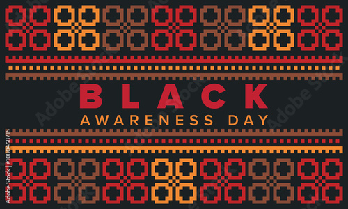 Black Awareness Day. Holiday in Brazil. Afro Brazilians. Celebrate awareness by the black community in November. African and brazilian culture. Black history art. Vector illustration