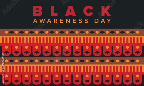 Black Awareness Day. Holiday in Brazil. Afro Brazilians. Celebrate awareness by the black community in November. African and brazilian culture. Black history art. Vector illustration