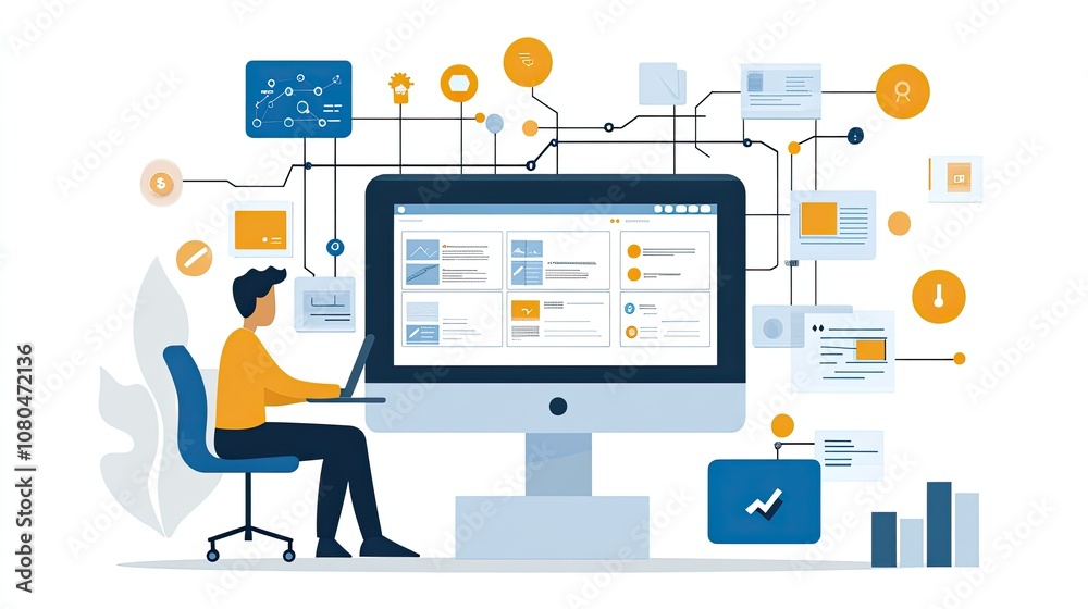 An automated business workflow and process for businessmen. An automated business workflow and process for businessmen.
