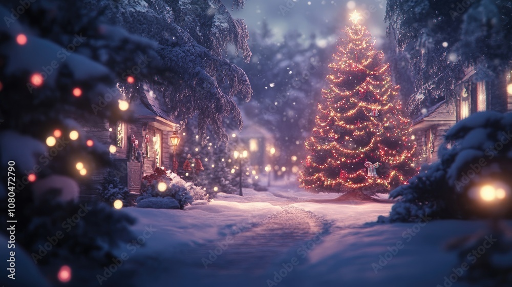 Merry Christmas holiday card background