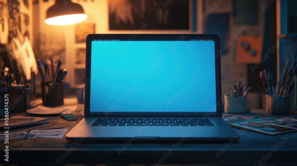 The Laptop on the Desk The Laptop on the Desk