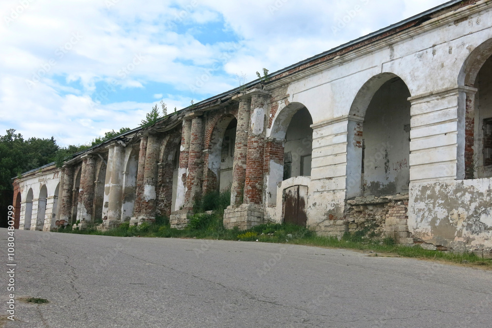 ancient shopping malls in Kasimov, Russia ancient shopping malls in Kasimov, Russia
