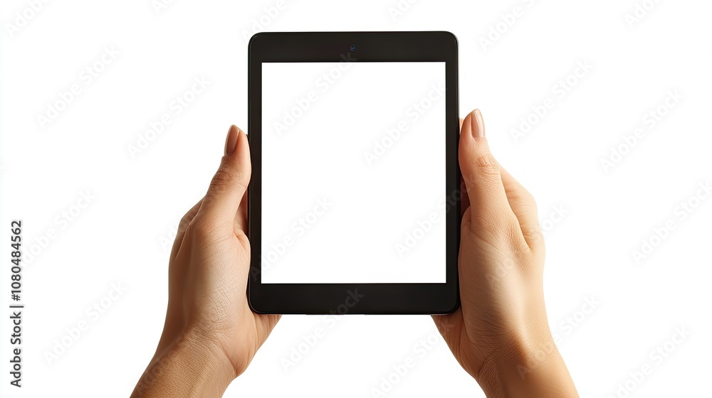An isolated white background shows hands touching a blank screen of a black tablet computer --ar 16:9 --style raw --stylize 250 --v 6.1 Job ID: 74338019-f60e-48a6-bf95-950a9b0864a2 An isolated white background shows hands touching a blank screen of a black tablet computer --ar 16:9 --style raw --stylize 250 --v 6.1 Job ID: 74338019-f60e-48a6-bf95-950a9b0864a2