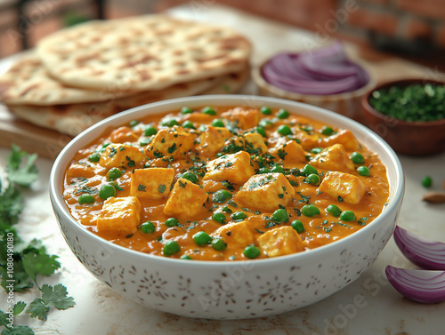 Tapety artystyczne Matar Paneer