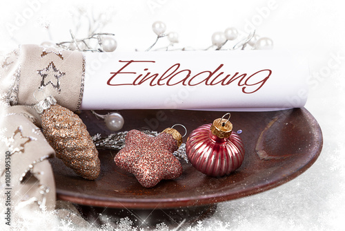 Einladung zur Weihnachtsfeier