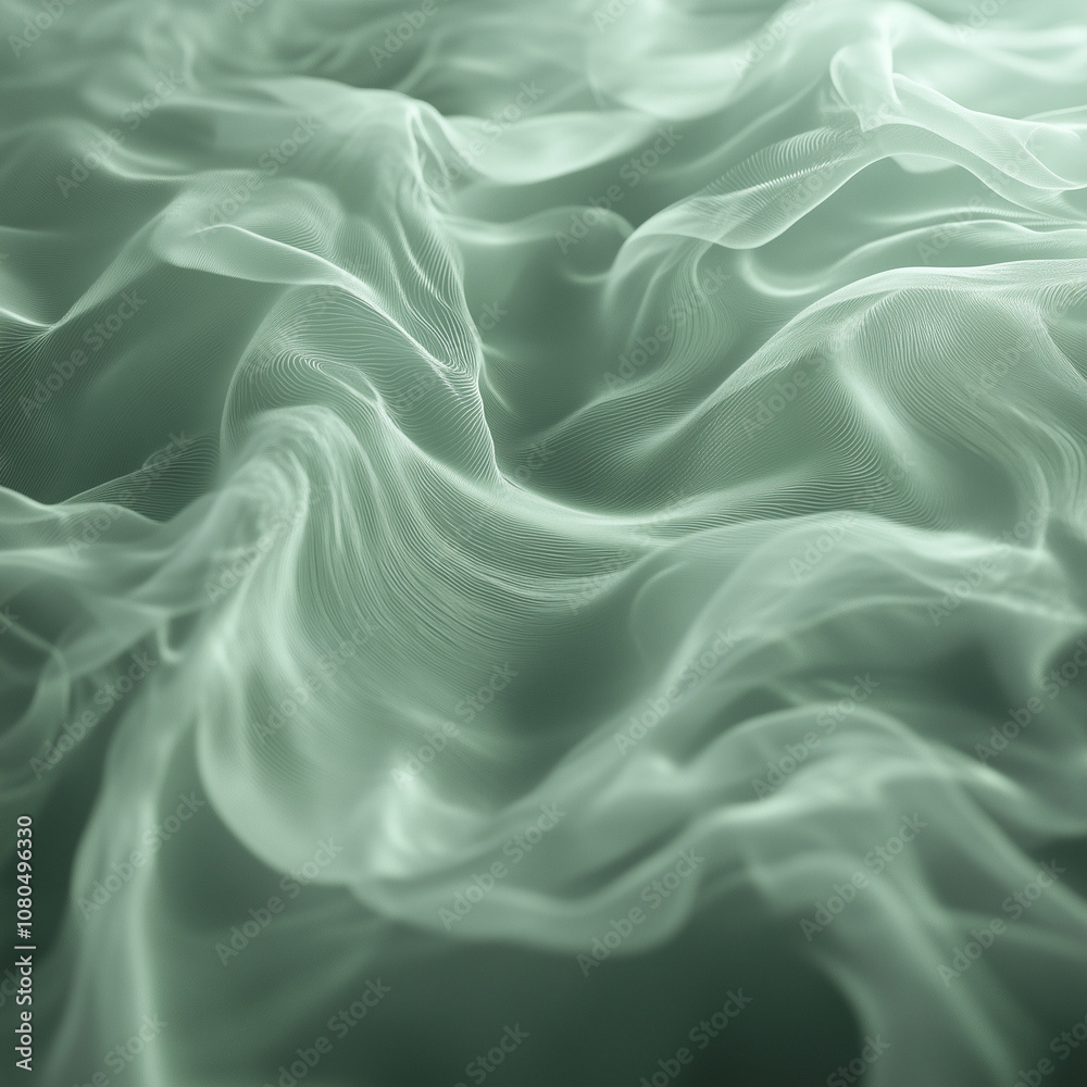 Fototapeta premium a close up of a smooth, silky, clean, photo real, floating, visible fibre texture