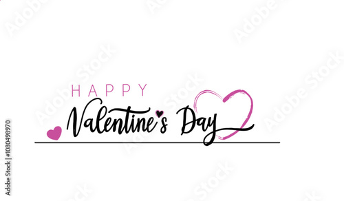 Happy valentine day. with creative love composition of the hearts. Vector illustration