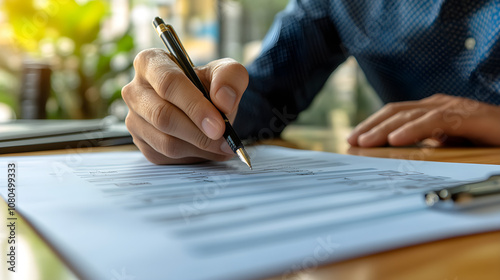 Le businessman marque la case avec précision : contrôle de qualité et approbation de projet