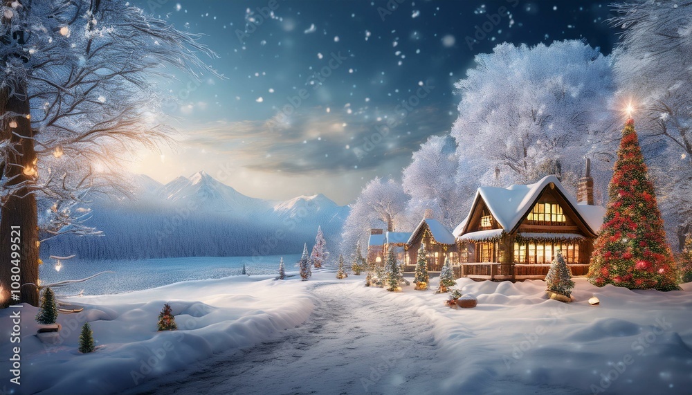 Fototapeta premium A Magical Winter Wonderland 