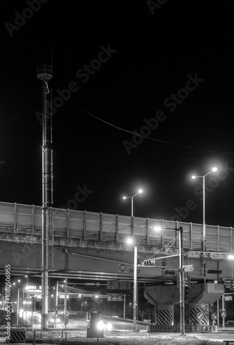 Vertical Lines of Night Intersection