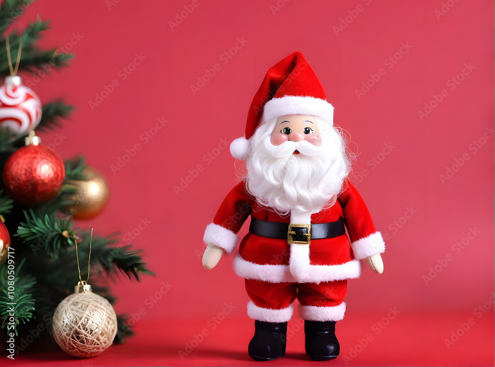 Cute Santa Doll with Christmas Tree Cute Santa Doll with Christmas Tree