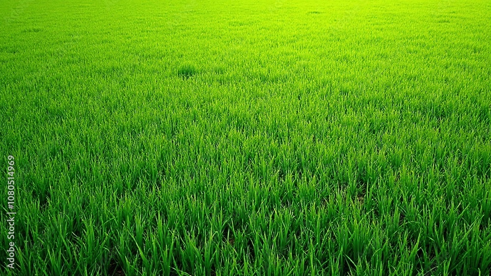 Lush green grass lawn, fine texture, natural lighting Lush green grass lawn, fine texture, natural lighting