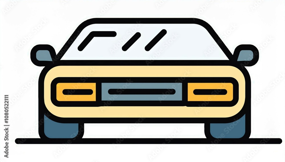 car dvr lined icon editable stroke illustration car dvr lined icon editable stroke illustration