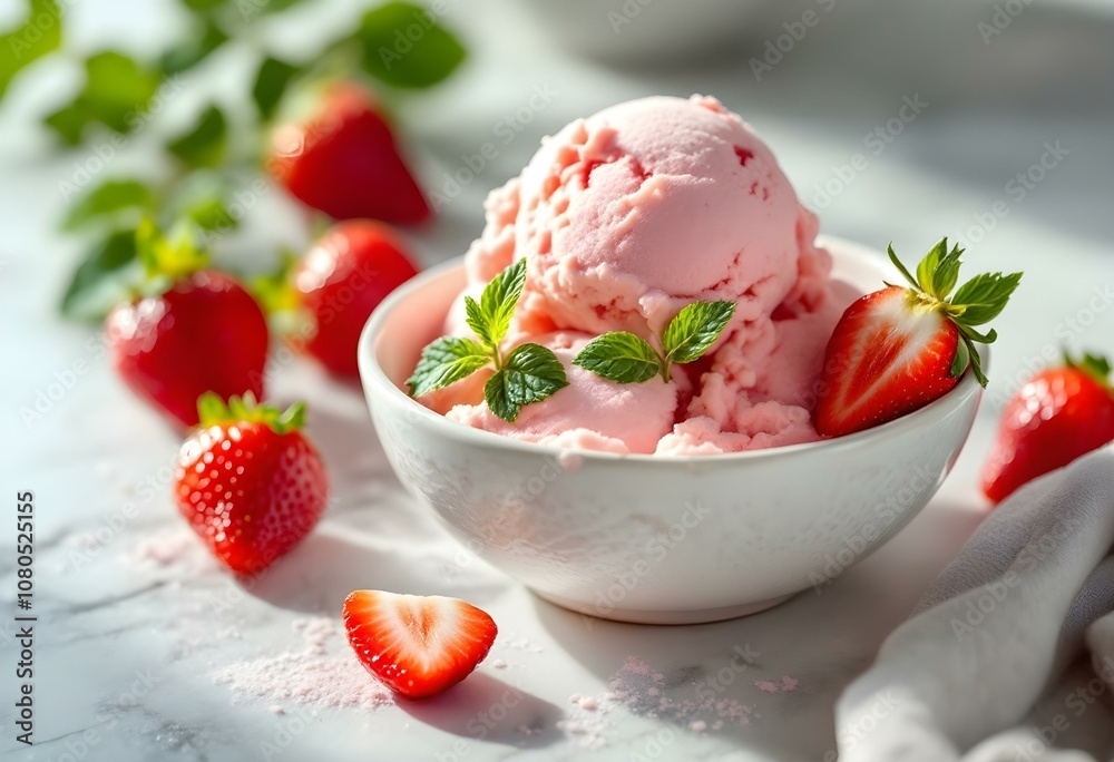 strawberry ice cream strawberry ice cream