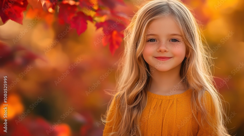 The Smiling Girl in Autumn The Smiling Girl in Autumn