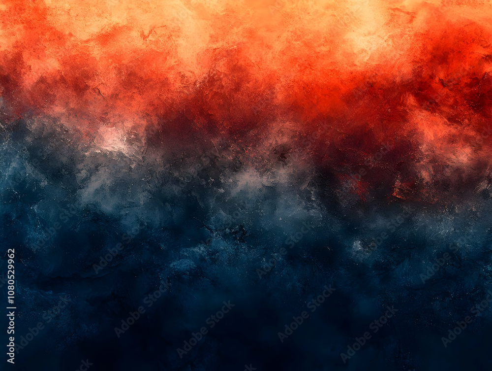 Fototapeta premium Abstract Background Red Orange Blue Texture Gradient Illustration