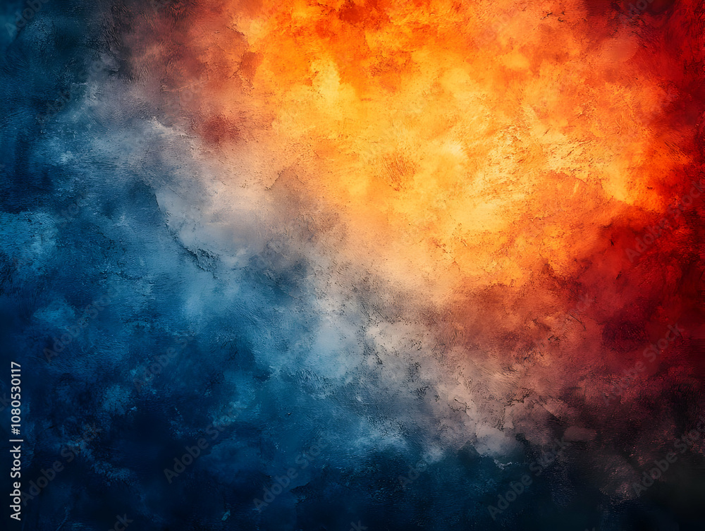 Abstract Background - Blue Orange Red Gradient Texture Abstract Background - Blue Orange Red Gradient Texture