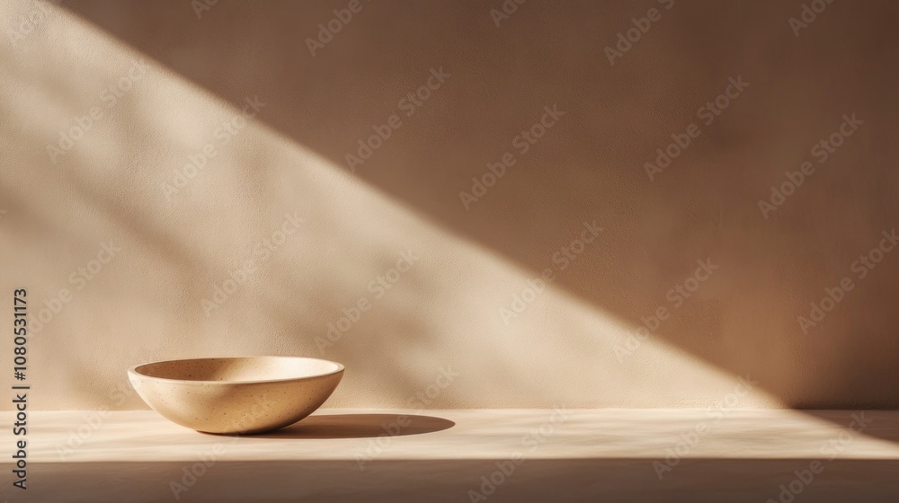 Ceramic Bowl in Soft Light Ceramic Bowl in Soft Light