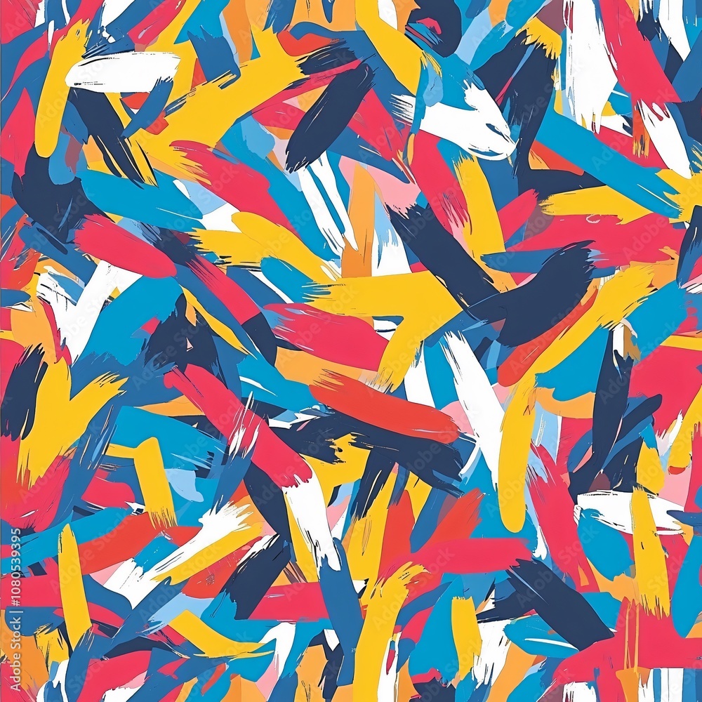 Obraz premium Vibrant abstract art creation digital canvas colorful background artistic expression close-up view modern design