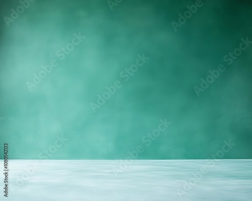 Textured green background with smooth surface.