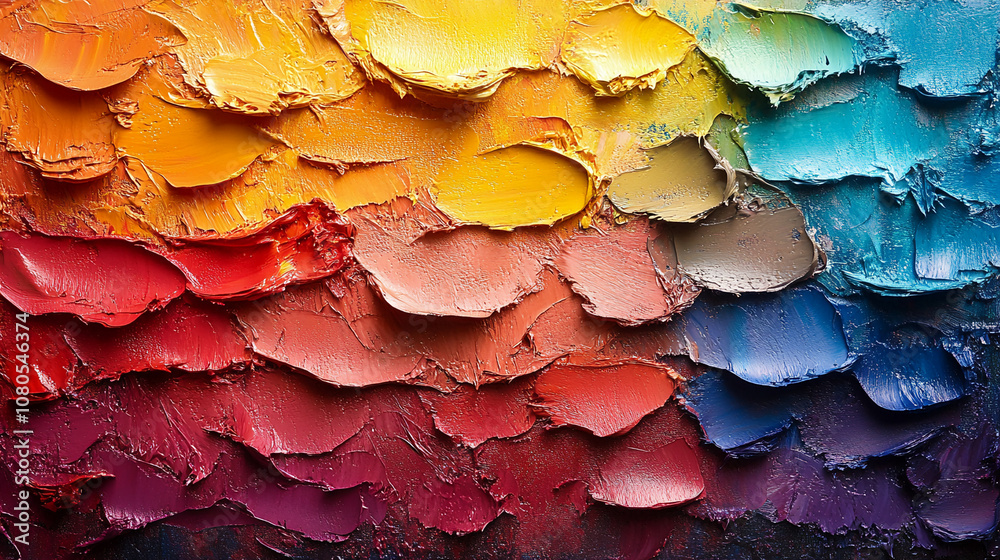 Thick rough oil paint texture background Thick rough oil paint texture background