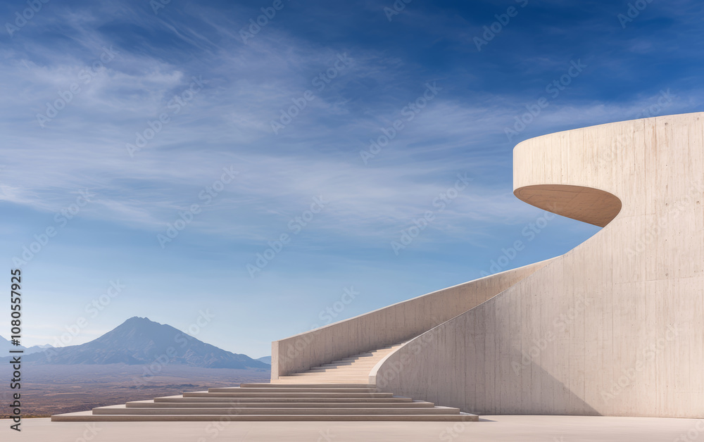 Minimalist modern art building space structure
Minimalist modern art building space structure