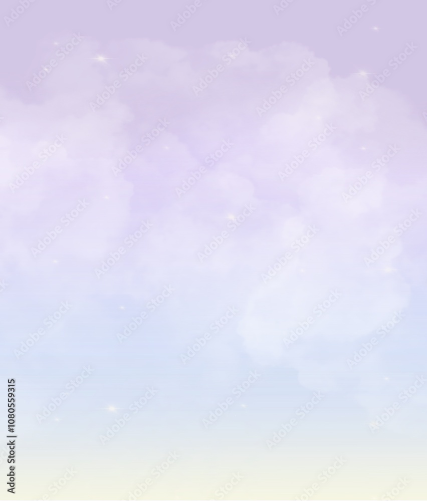 Naklejka premium background with clouds