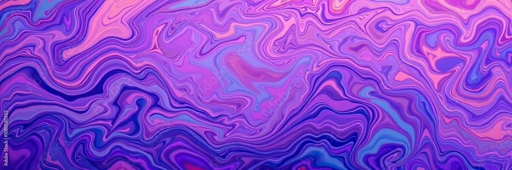 Fototapeta premium Swirling colors blend into a mesmerizing marbled background with flowing patterns, optical illusion, abstract