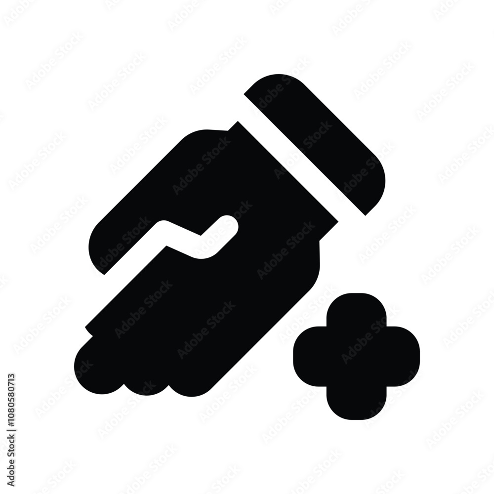 gloves icon. vector glyph icon for your website, mobile, presentation, and logo design. gloves icon. vector glyph icon for your website, mobile, presentation, and logo design.