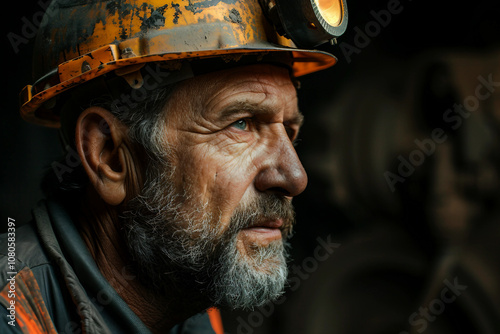 Photo of a skilled bricklayer master working at a construction generative ai