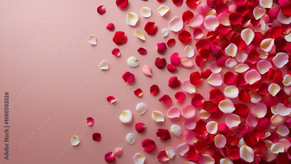 Petal Scatter back ground for valentine day Petal Scatter back ground for valentine day