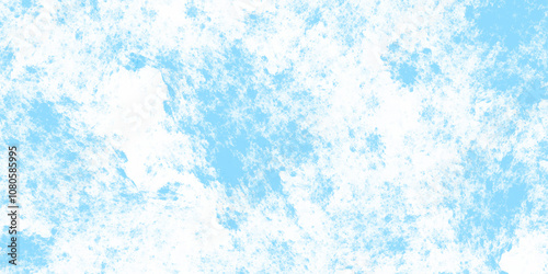 Light blue background concrete wall texture. Abstract blue background with marbled texture. Abstract blue watercolor splash stroke background, White and blue color frozen ice surface design art