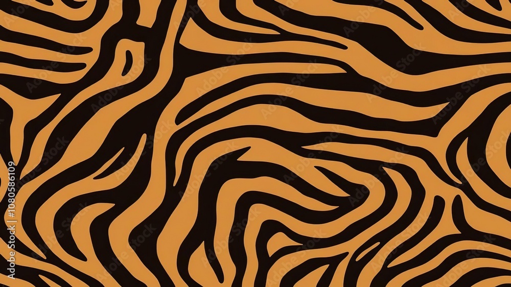 Zebra patterned seamless background with intricate stripes in shades of brown and black, texture patterns, earthy tones, unique backgrounds Zebra patterned seamless background with intricate stripes in shades of brown and black, texture patterns, earthy tones, unique backgrounds