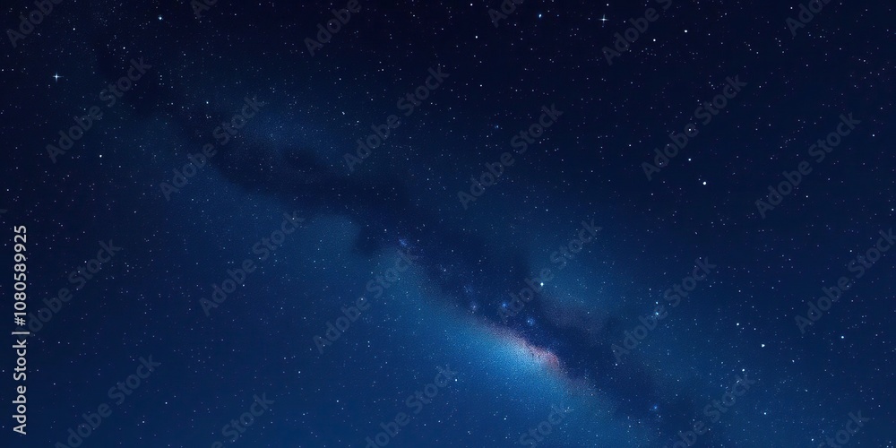 Cosmic landscape with stars and galaxies set against a dark blue background, heavenly, galaxies Cosmic landscape with stars and galaxies set against a dark blue background, heavenly, galaxies