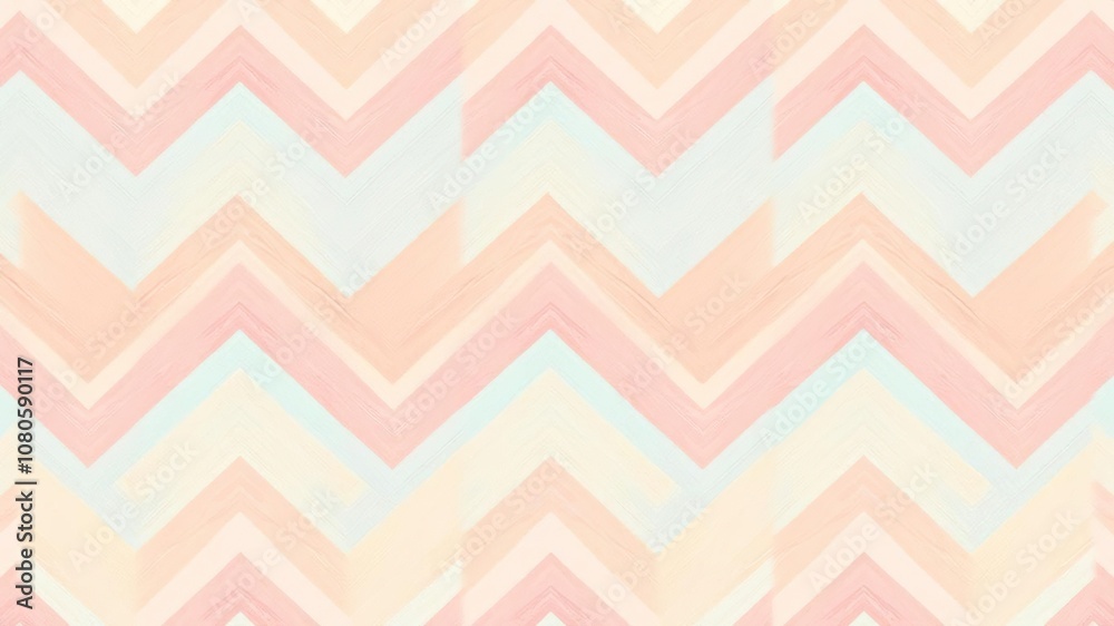 Gentle Chevron Pattern with Soft Watercolors, gentle gradient, serene ambiance, watercolor paper Gentle Chevron Pattern with Soft Watercolors, gentle gradient, serene ambiance, watercolor paper