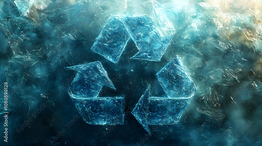 A blue background made of plastic bottles with the recycling symbol, promoting sustainability and eco-awareness.
A blue background made of plastic bottles with the recycling symbol, promoting sustainability and eco-awareness.