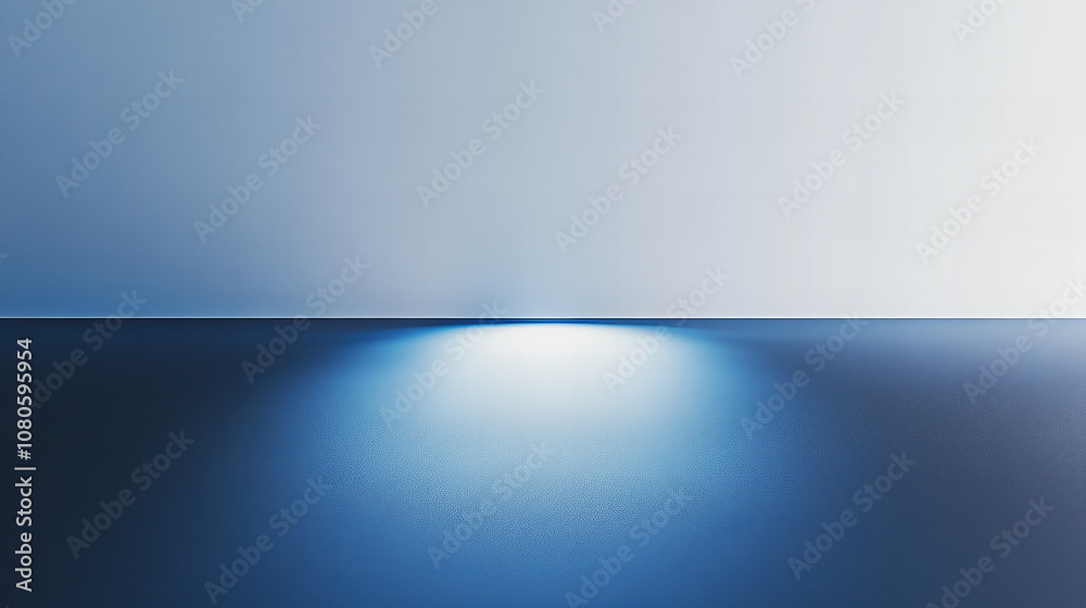 A tranquil blue gradient with soft lighting illuminating the horizon at dusk in a minimalistic setting A tranquil blue gradient with soft lighting illuminating the horizon at dusk in a minimalistic setting