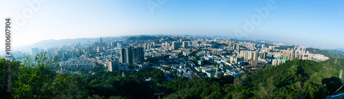 City view of Buji, Longgang District, Shenzhen City, Guangdong Province, China