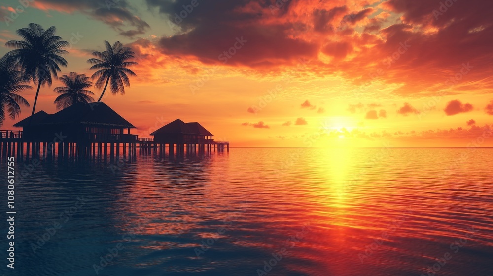 landscape luxury tropical resort water villas landscape luxury tropical resort water villas