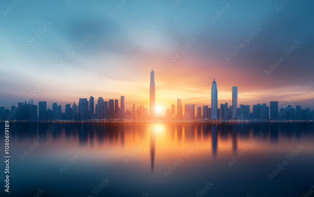 Modern urban architecture and Ai artificial intelligence technology theme background
Modern urban architecture and Ai artificial intelligence technology theme background