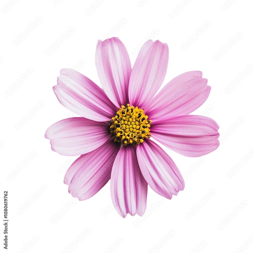 Pink flower isolated on transparent background. Pink flower isolated on transparent background.