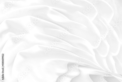 clean and soft fabric abstract smooth beauty white curve shape decorate fashion textile background