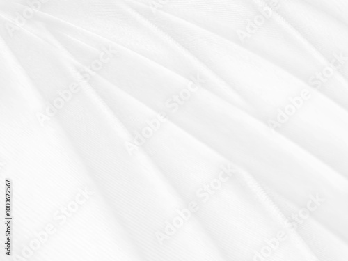 soft light fabric abstract smooth curve shape decorative modern fashion white background