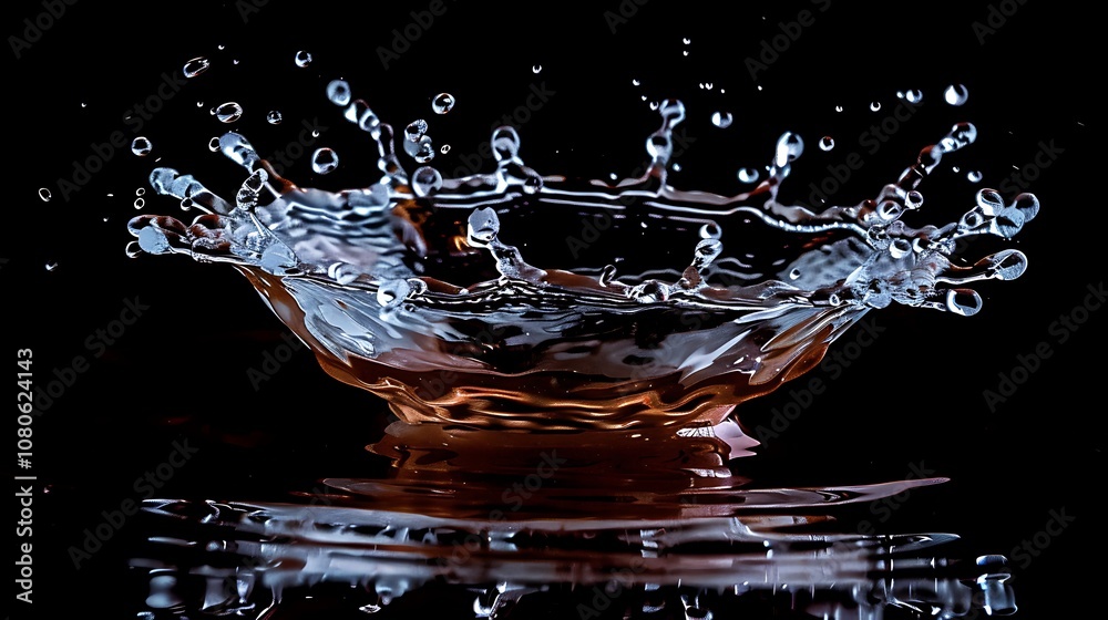 A dynamic splash of water captured in motion, showcasing fluidity and beauty. A dynamic splash of water captured in motion, showcasing fluidity and beauty.