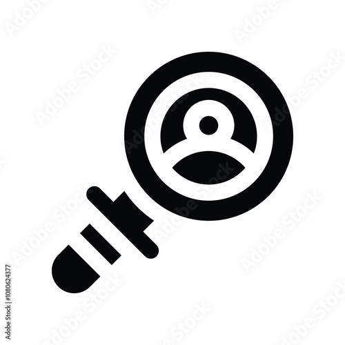 searching icon. vector glyph icon for your website, mobile, presentation, and logo design.