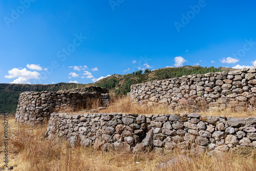 Archaeological complex of Chicha Qasa, Pampachiri, Andahuaylas. Peru photo