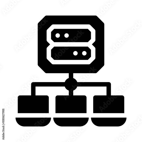 Network Connection glyph icon