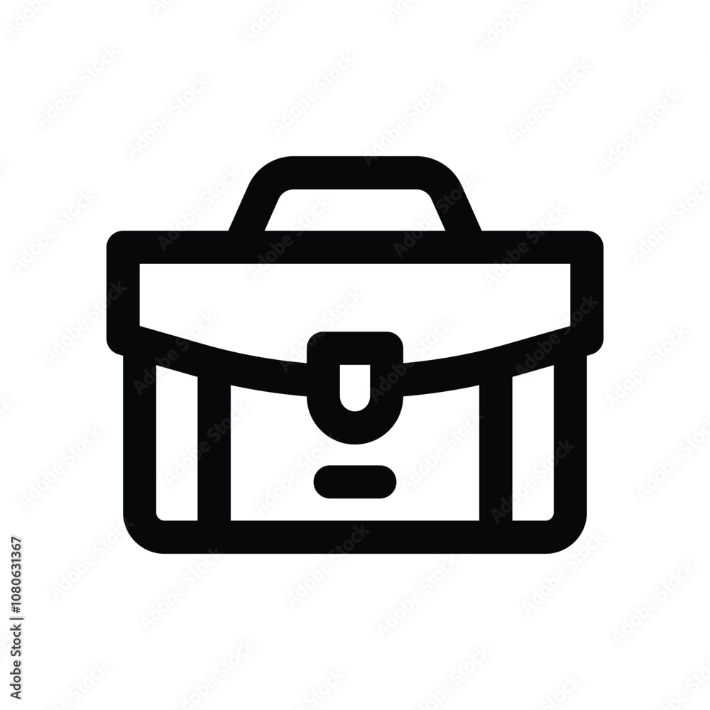 briefcase icon. vector line icon for your website, mobile, presentation, and logo design.