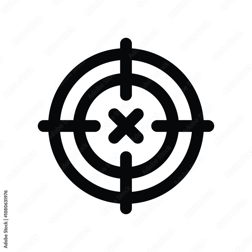 target icon. vector line icon for your website, mobile, presentation, and logo design. target icon. vector line icon for your website, mobile, presentation, and logo design.